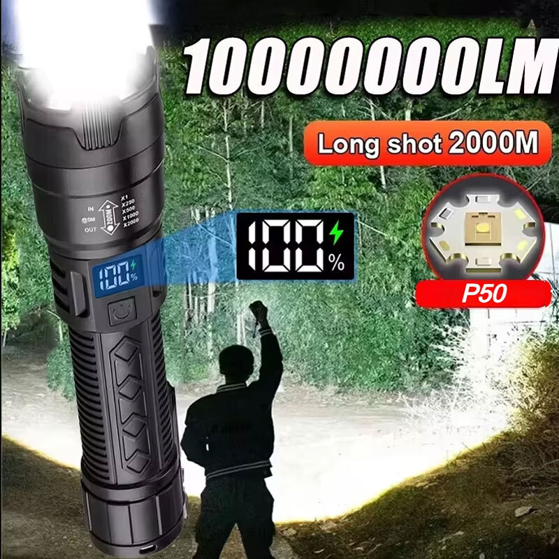 Outdoor Adventurer - High Strong Power Led Flashlights 2000LM