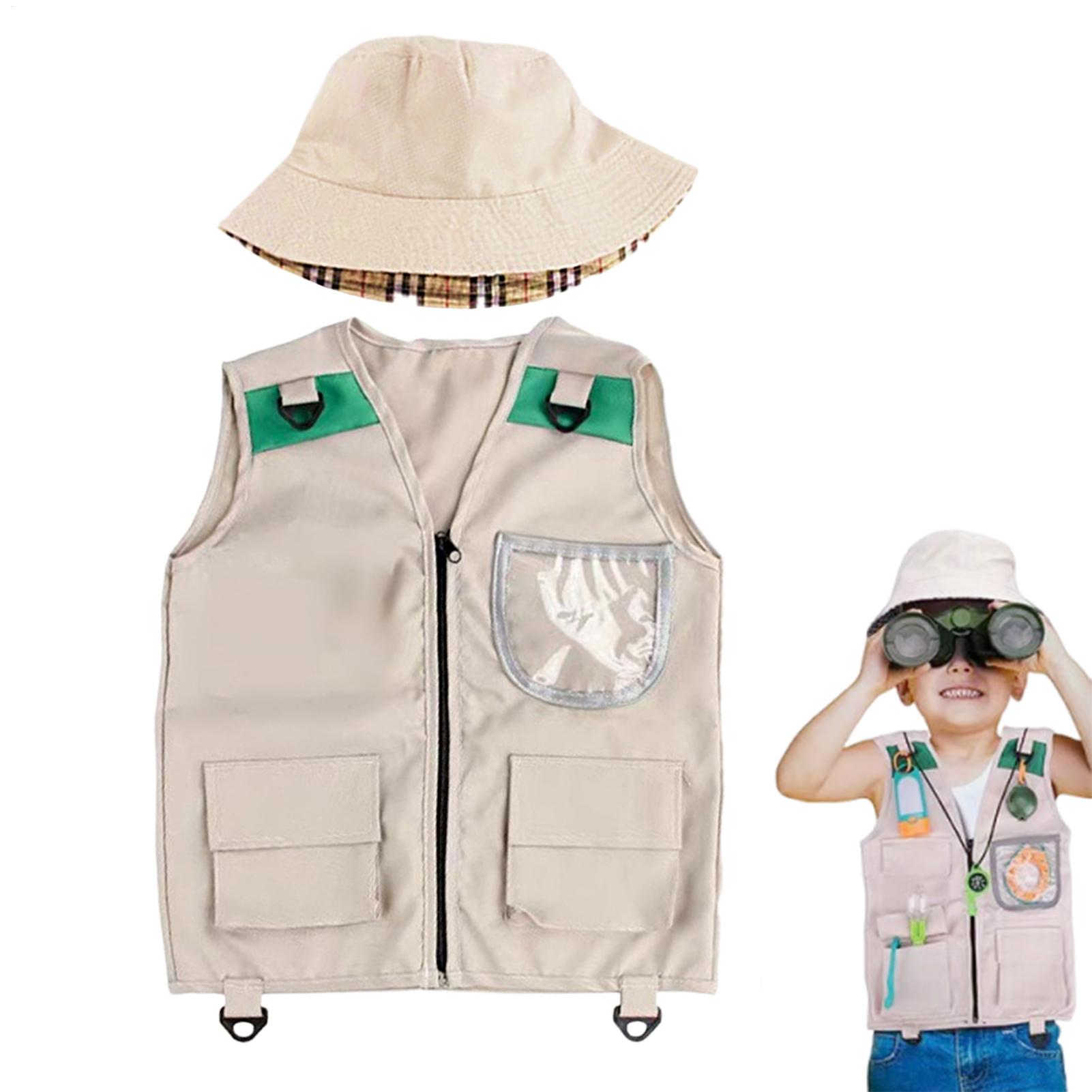 Outdoor Adventure Boys - Safari Kids Outdoor Explorer Kit,Cargo Vest