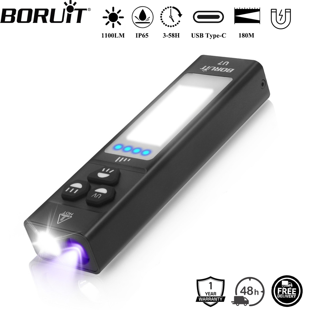 Outdoor Adventurer - BORUiT U7 UV LED EDC Flashlight