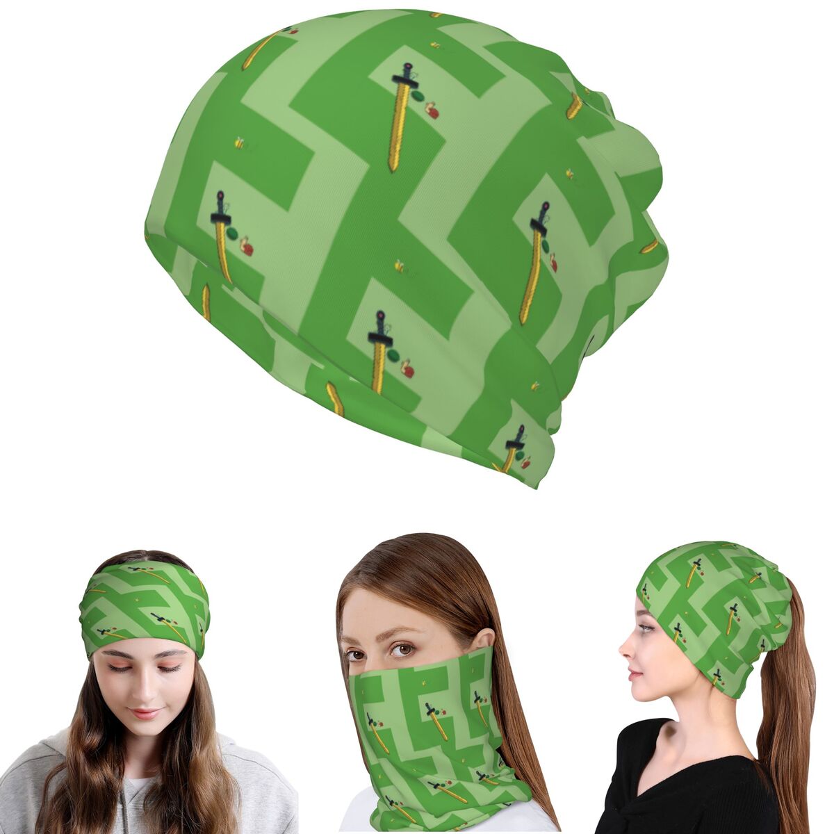 Outdoor Adventure Hat - Finn The Human Adventurer Bandana Neck