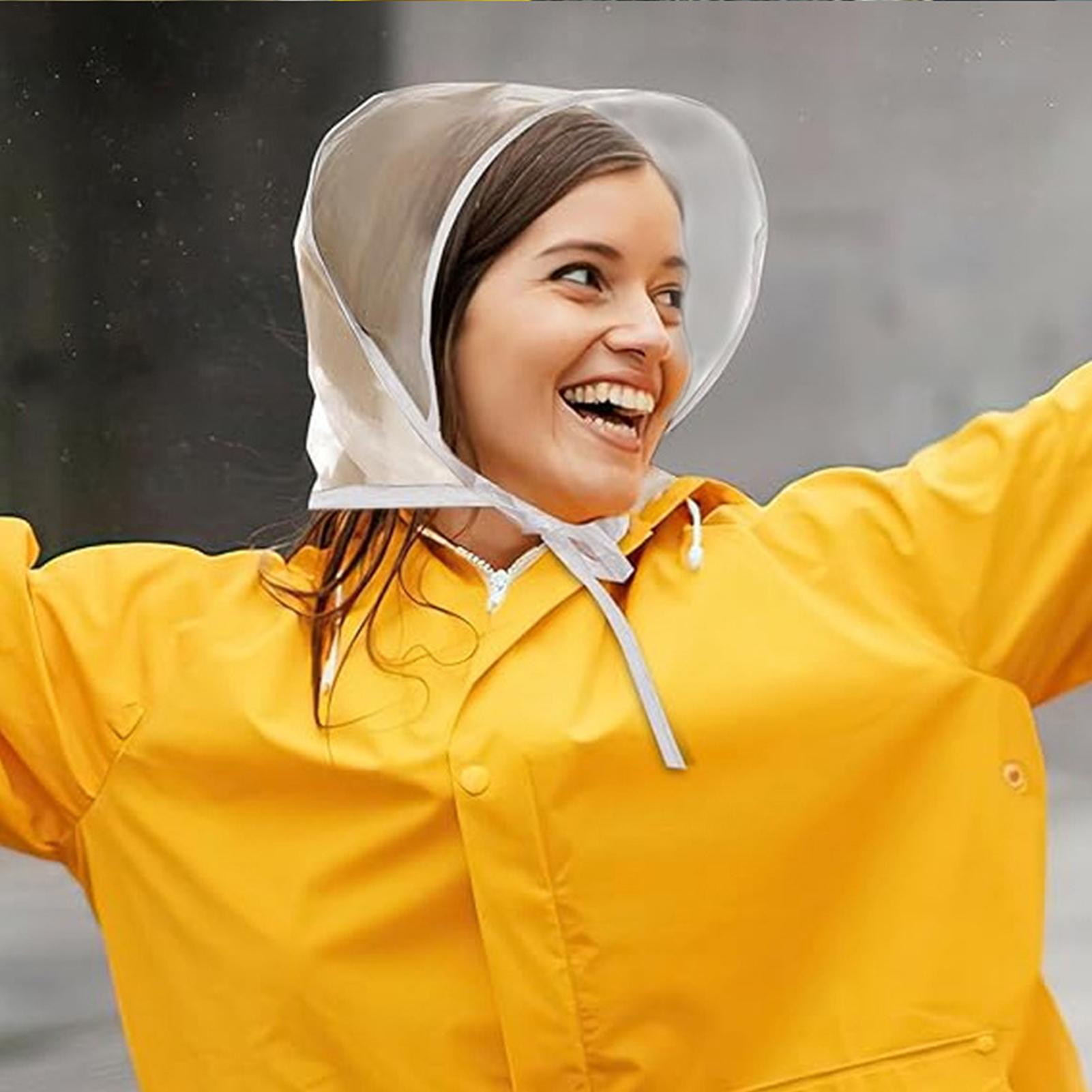 Reusable Transparent Rain Hat  - Outdoor Adventure Hat review and price