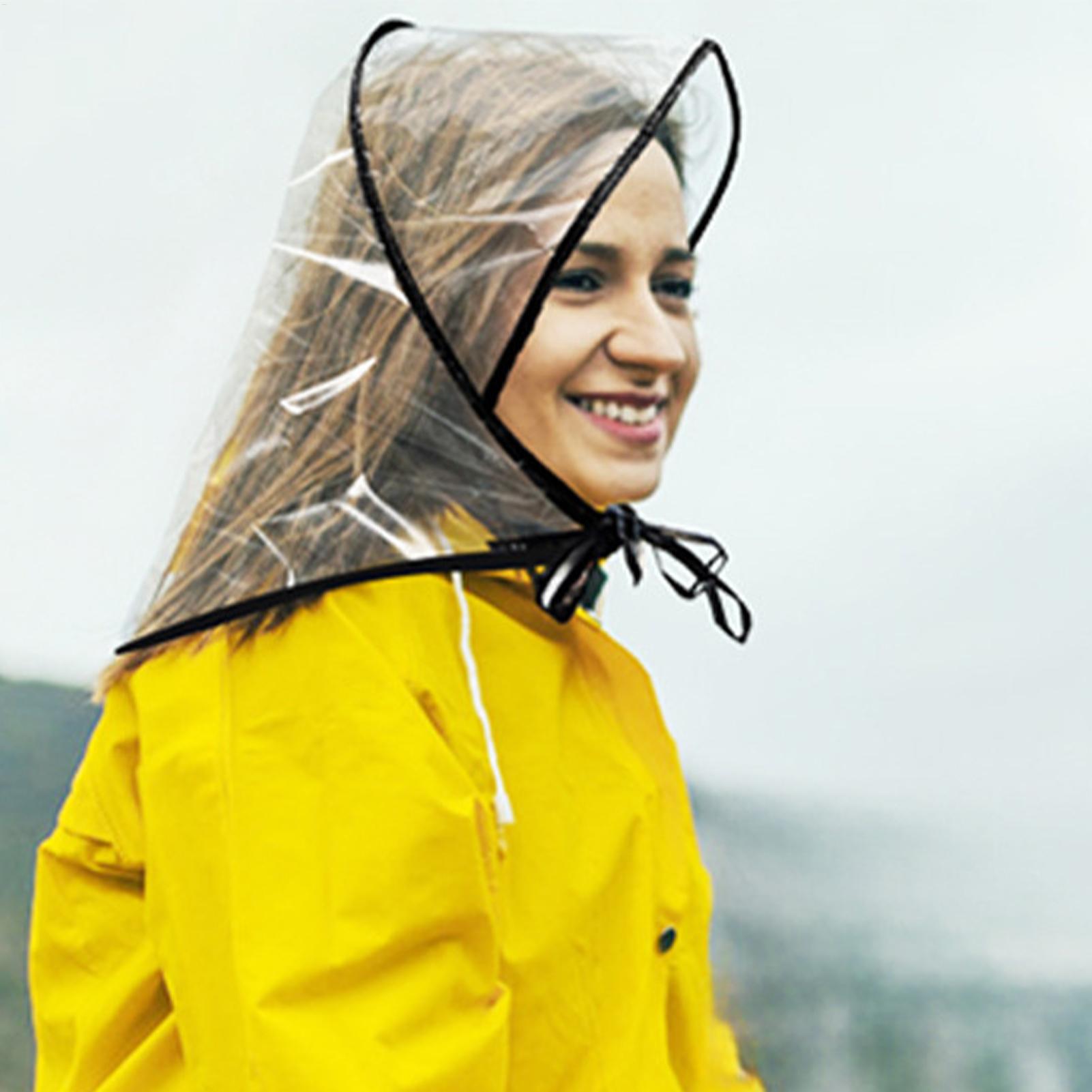 Reusable Transparent Rain Hat  - Outdoor Adventure Hat review and price