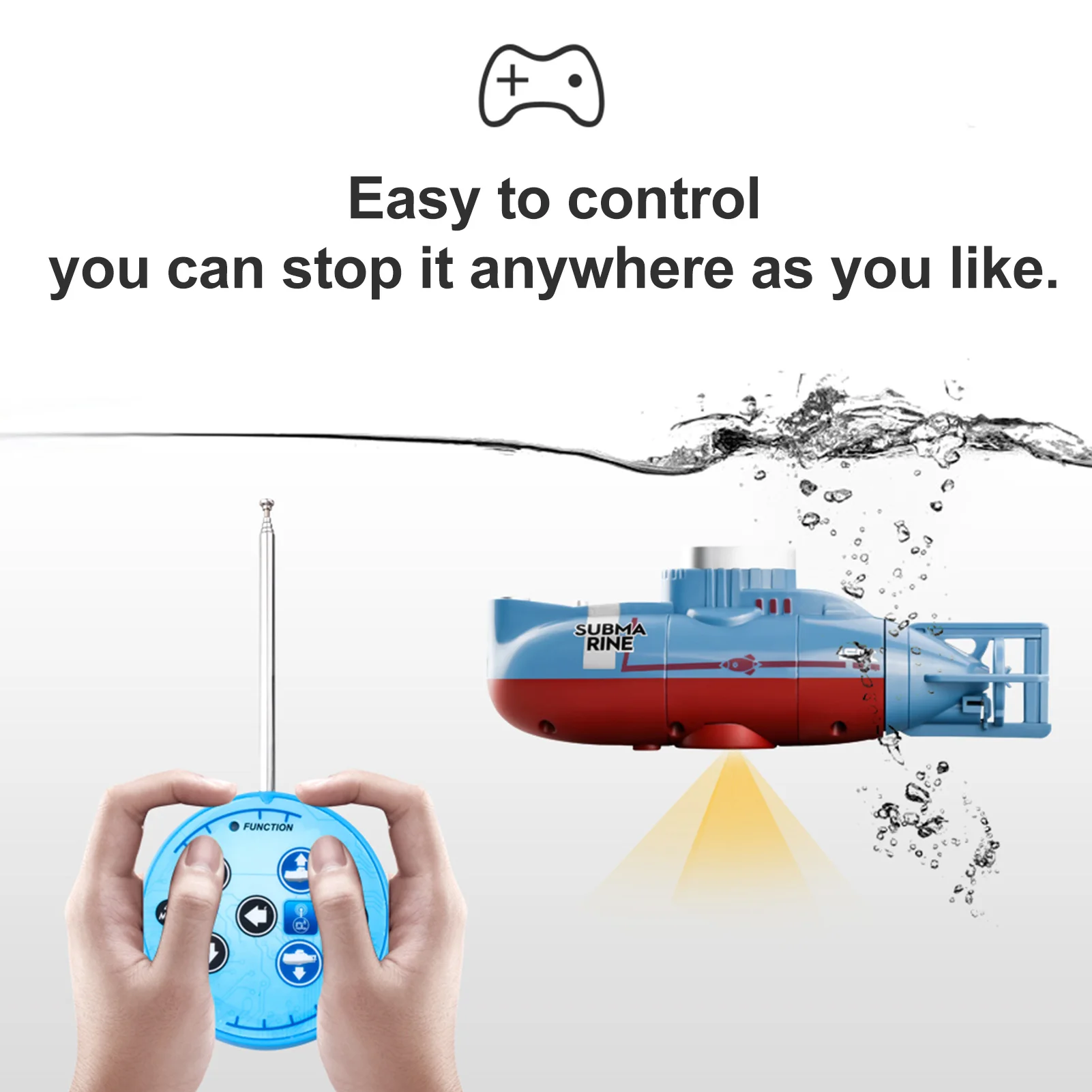 Simulation Mini RC Submarine 0 - Outdoor Adventure Toys review and price