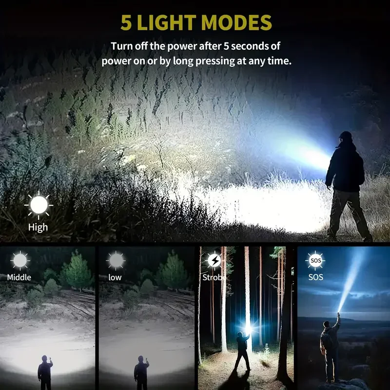 Ultra Powerful Flashlight Conc - Outdoor Adventurer review and price