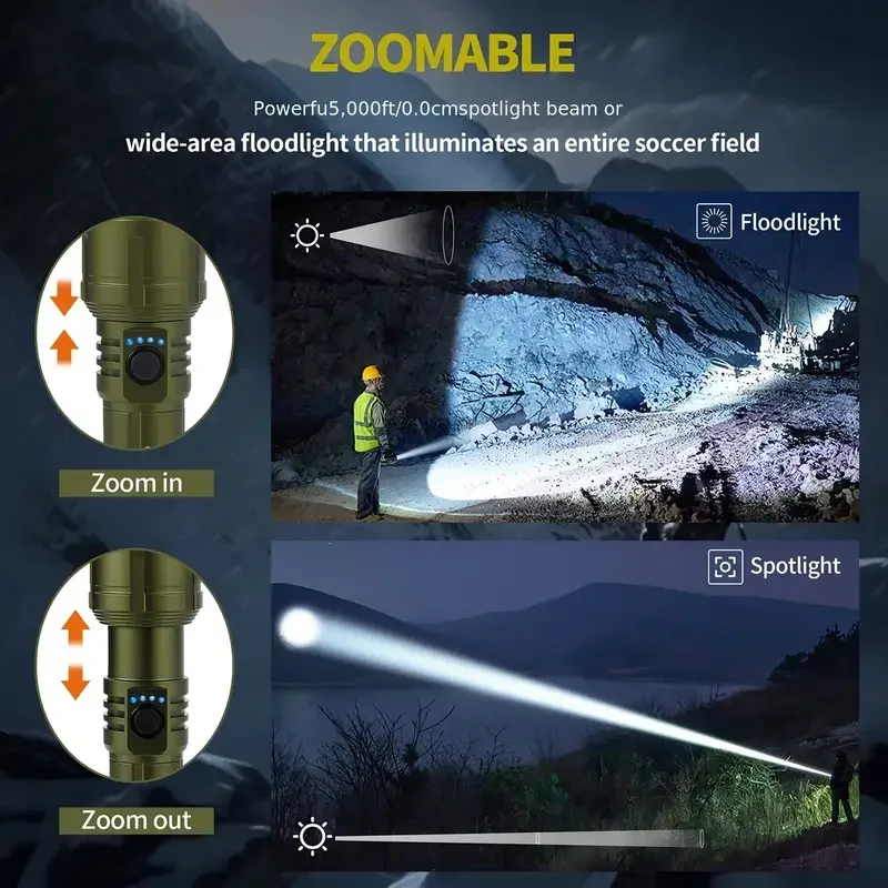 Ultra Powerful Flashlight Conc - Outdoor Adventurer review and price