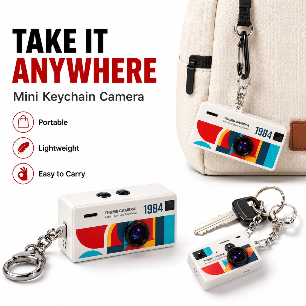 Compact Mini Thumb Camera Keyc - Outdoor Adventure Video review and price