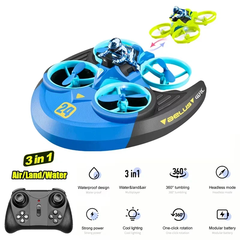 3-in-1 Land Air Sea RC Aircraf - Outdoor Adventure Boys review and price
