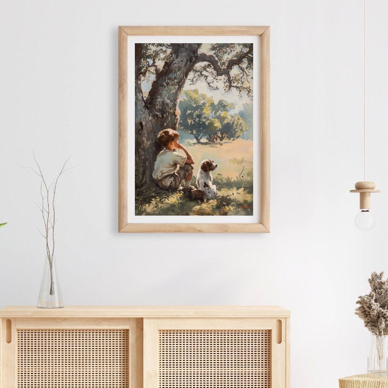 Vintage Boys Room Art Poster B - Outdoor Adventure Boys review and price