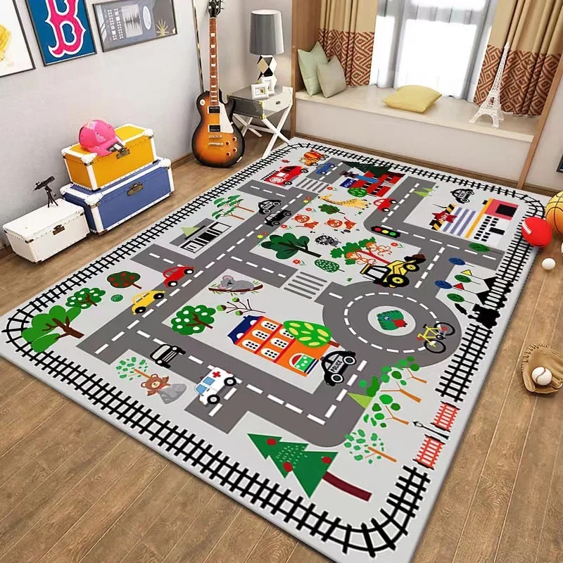 Colorful Kids City Map Play Ma - Outdoor Adventure Toys review and price