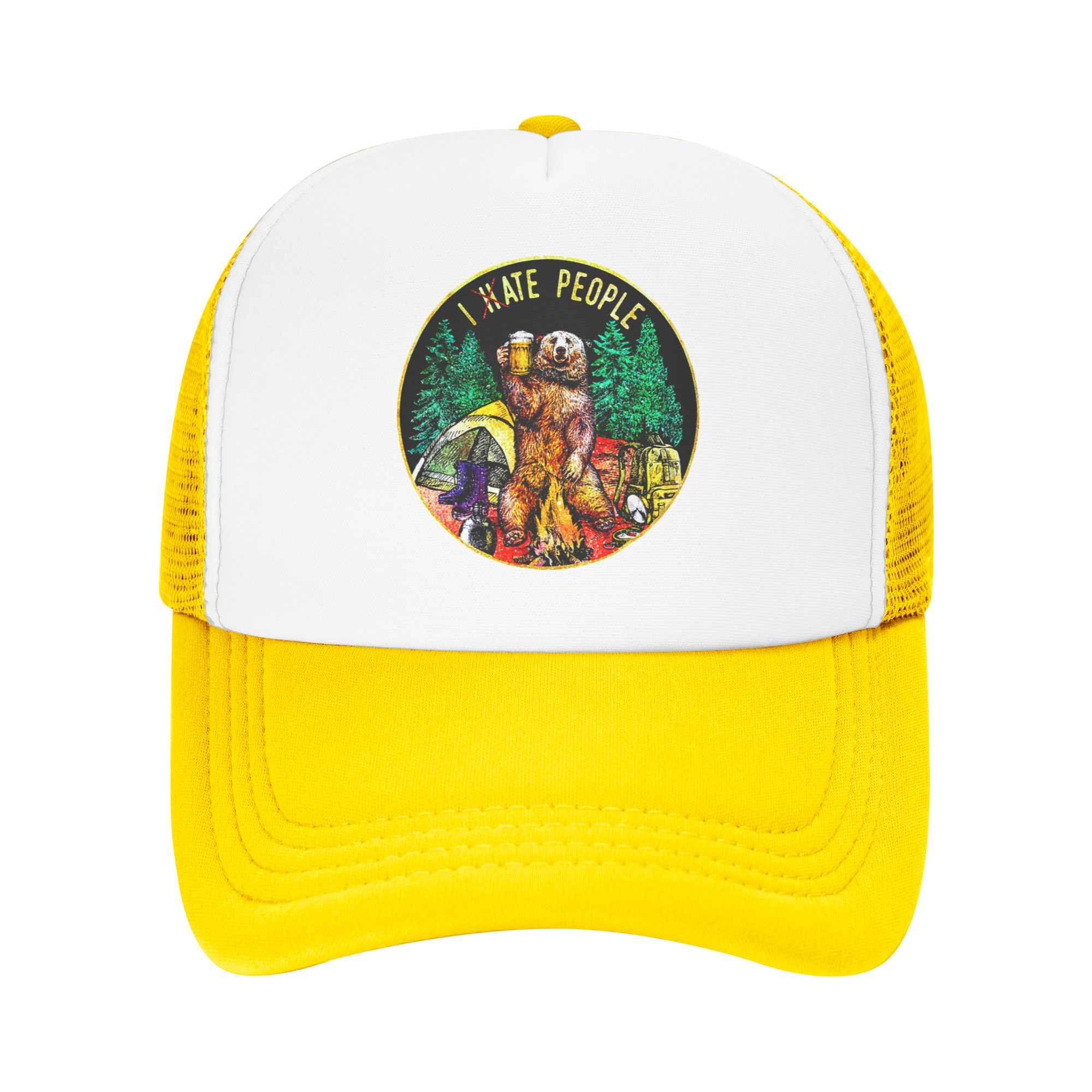 I Hate People Bear Camping Bas - Outdoor Adventure Hat review and price