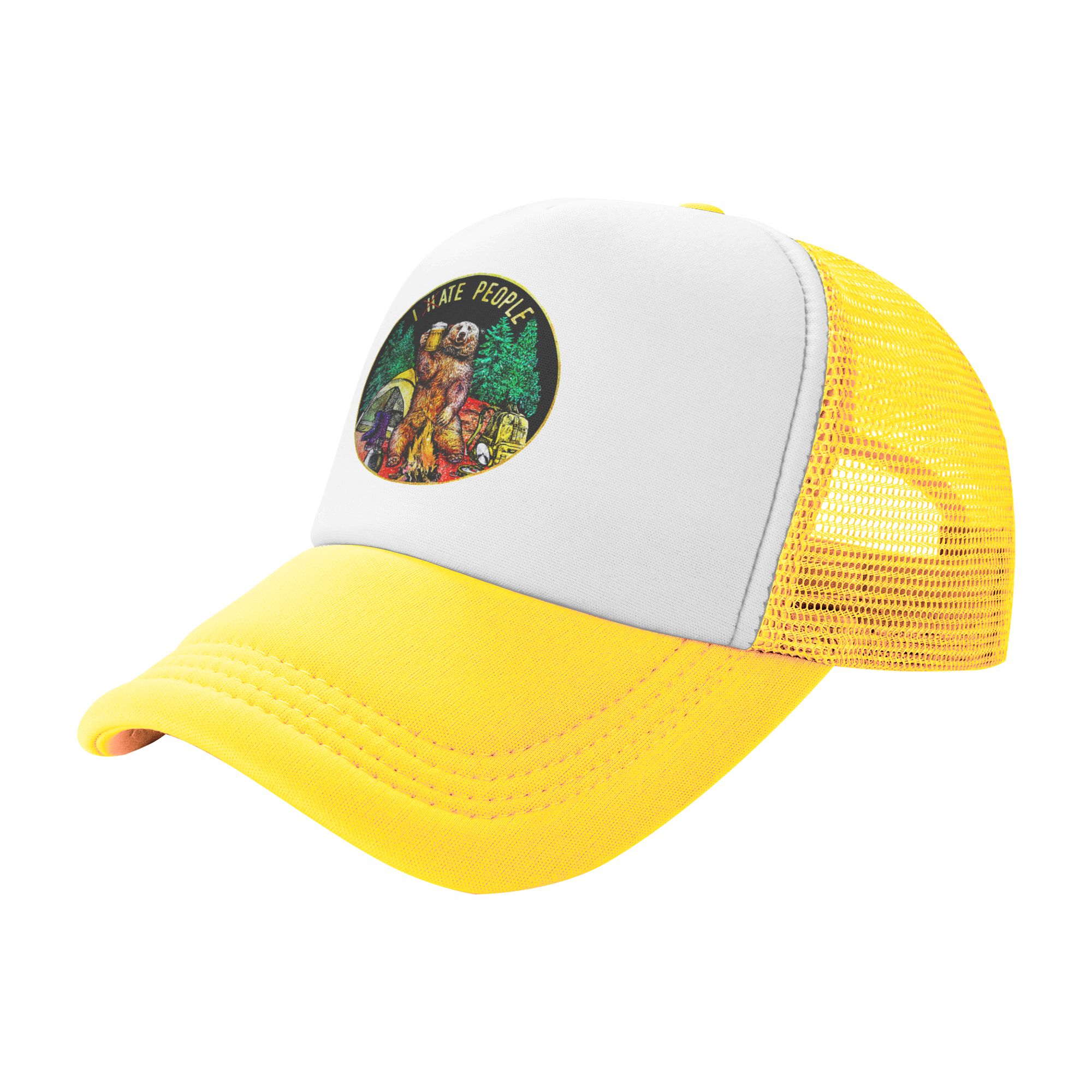 I Hate People Bear Camping Bas - Outdoor Adventure Hat review and price