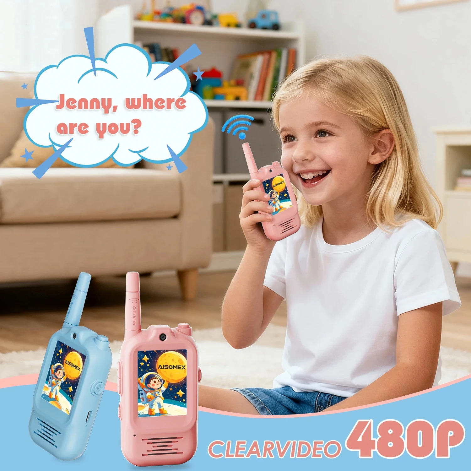 2pcs Kids Video Walkie Talkie  - Outdoor Adventure Video review and price
