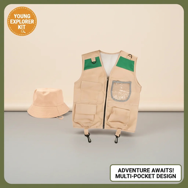 COSKids Safari Explorer Vest & - Outdoor Adventure Boys review and price