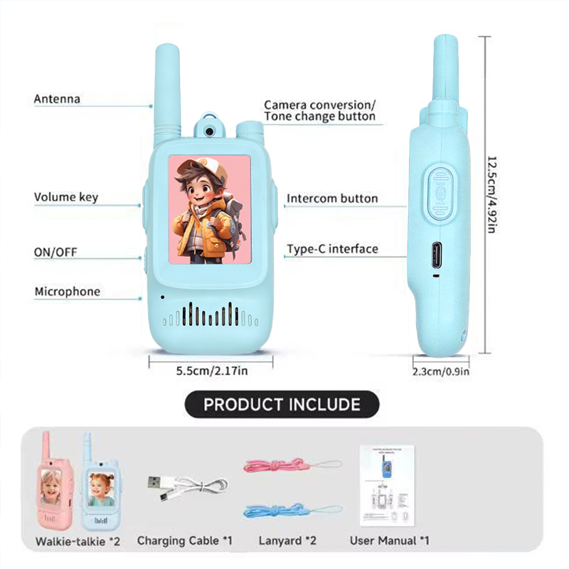 2pcs Kids Video Walkie Talkie  - Outdoor Adventure Toys review and price
