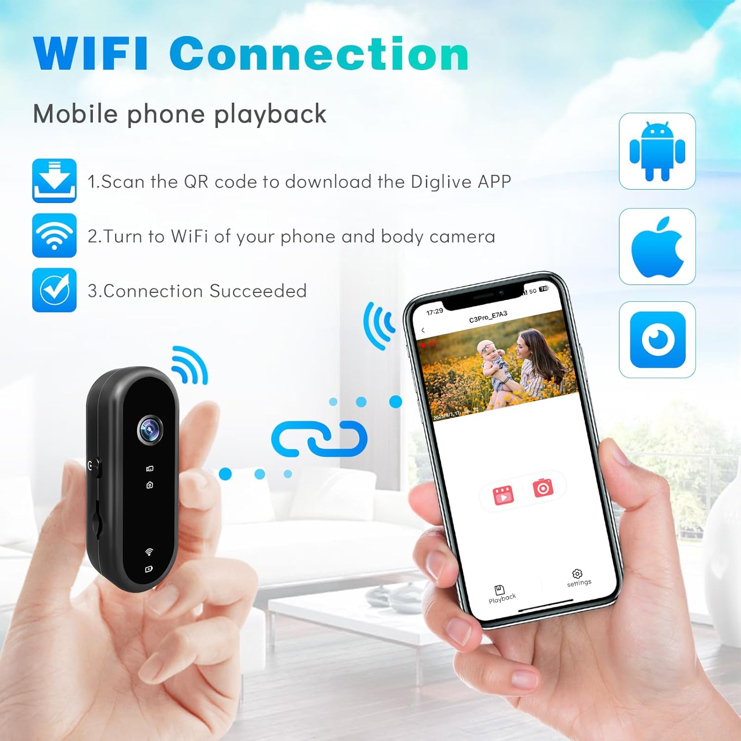 Mini WiFi Action Camera 1080P, - Outdoor Adventure Video review and price