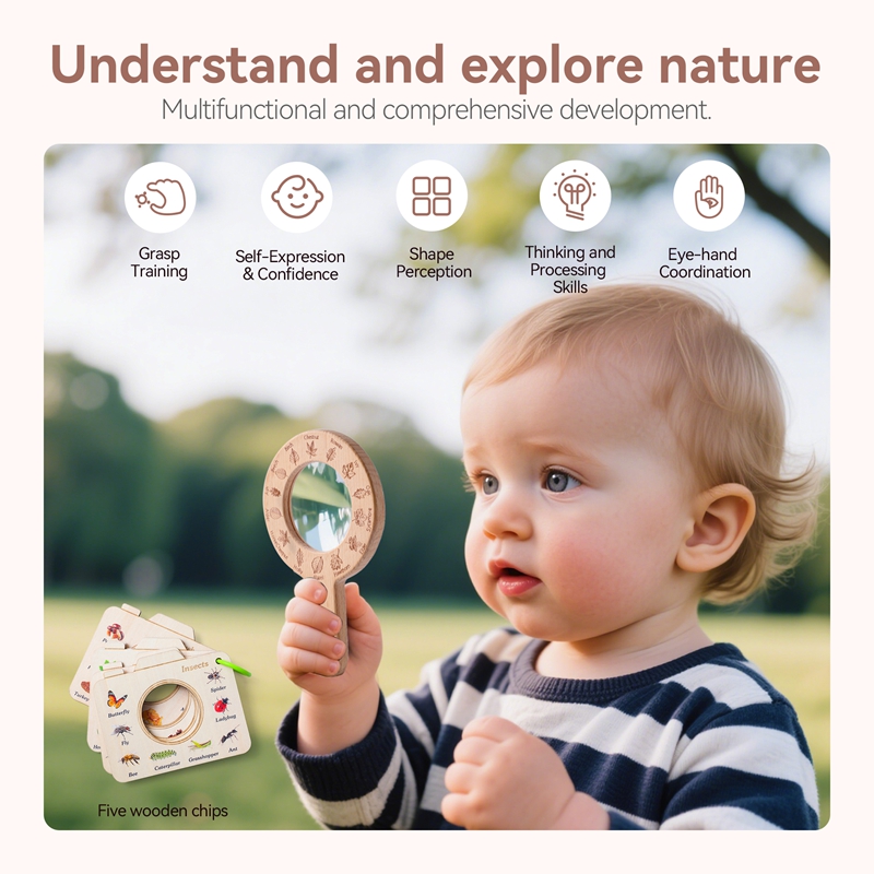 Wooden Montessori Toy Magnifyi - Outdoor Adventure Toys review and price