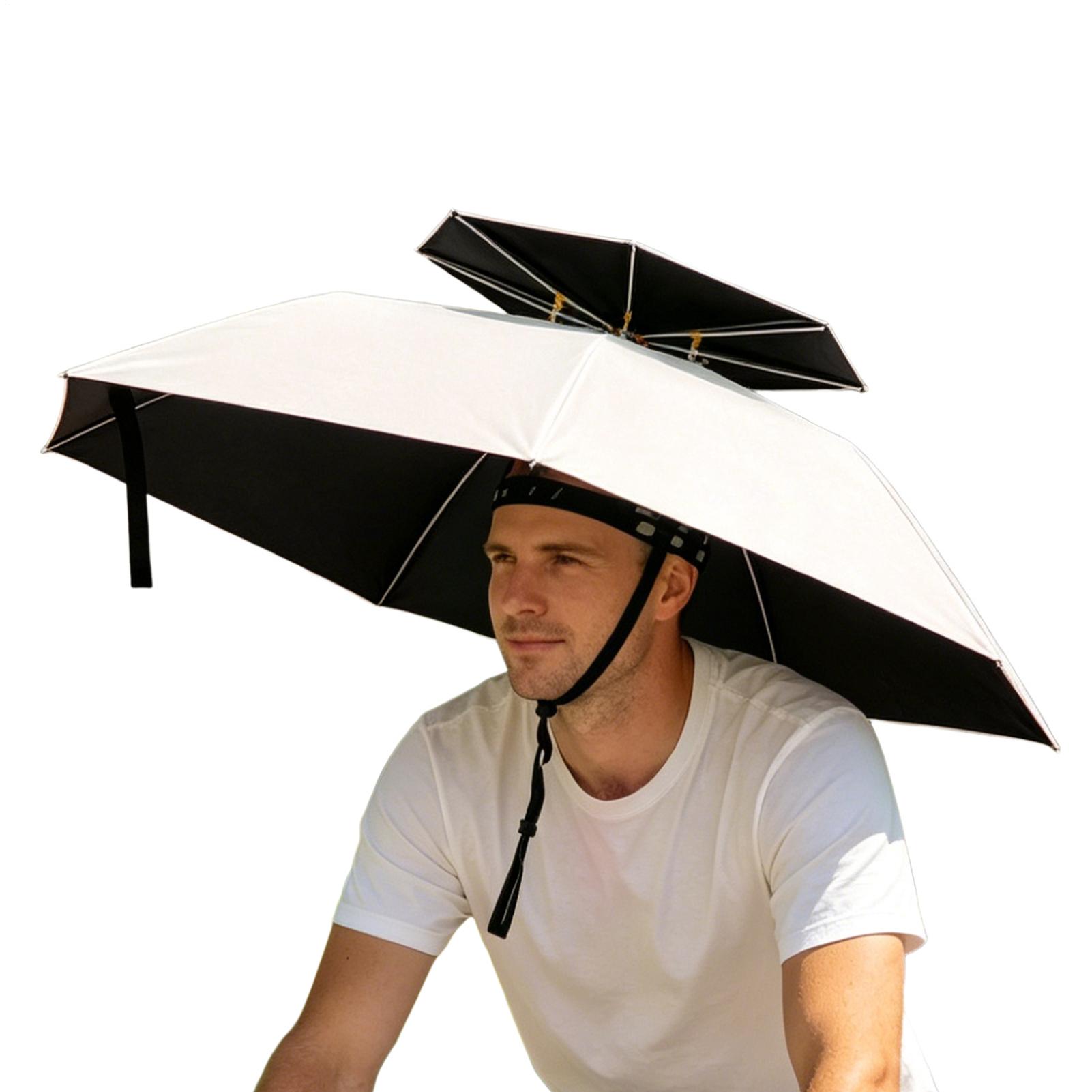 Foldable Head Mount Umbrella H - Outdoor Adventure Hat review and price