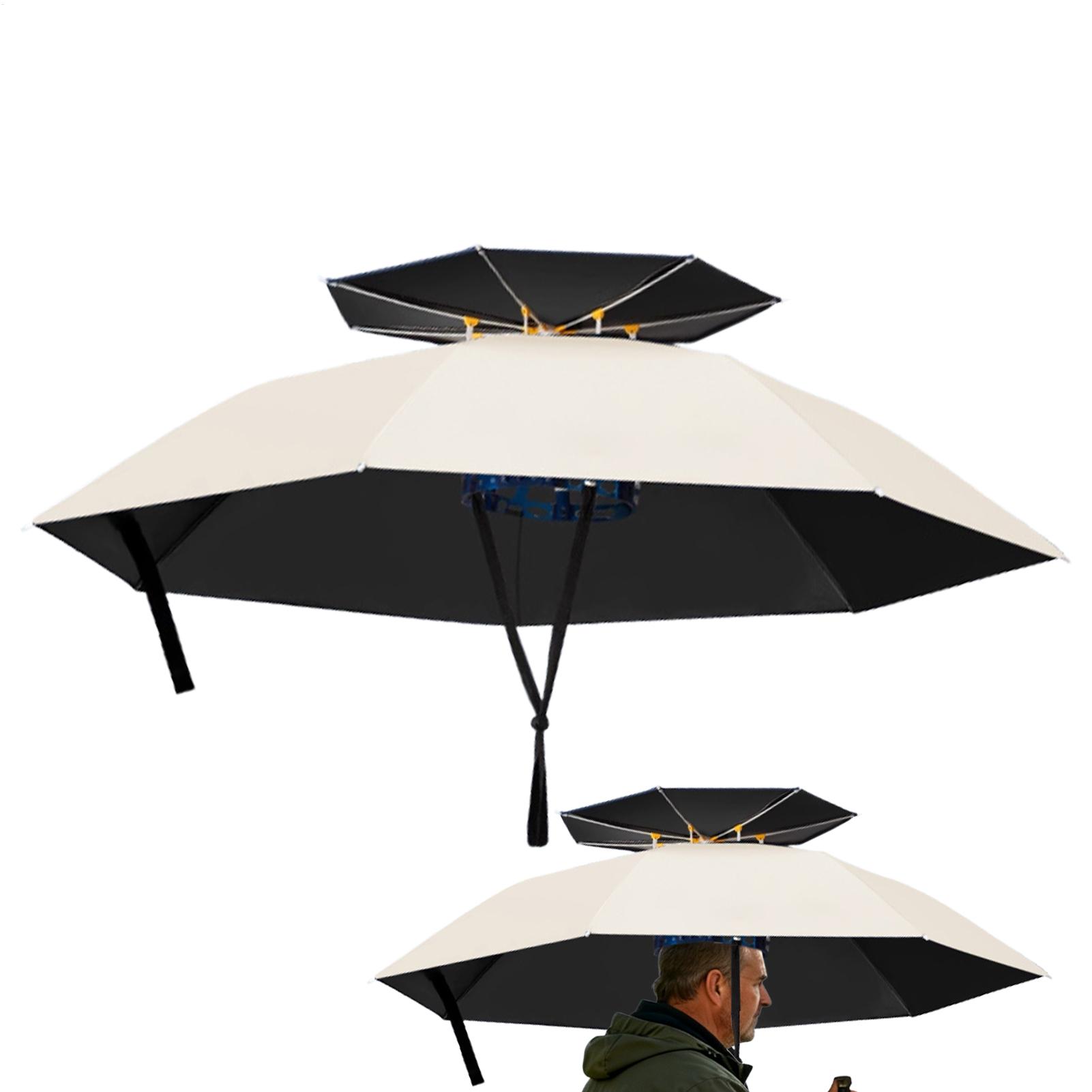 Foldable Head Mount Umbrella H - Outdoor Adventure Hat review and price