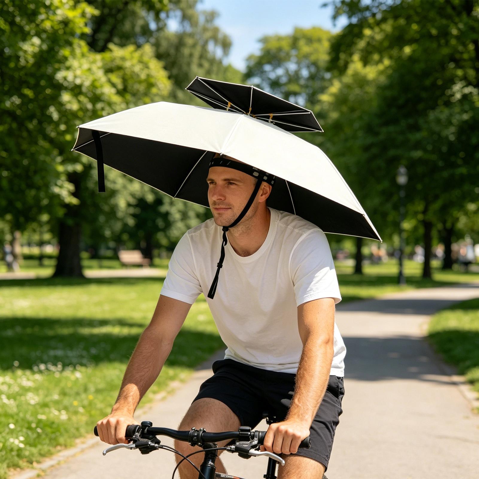 Foldable Head Mount Umbrella H - Outdoor Adventure Hat review and price