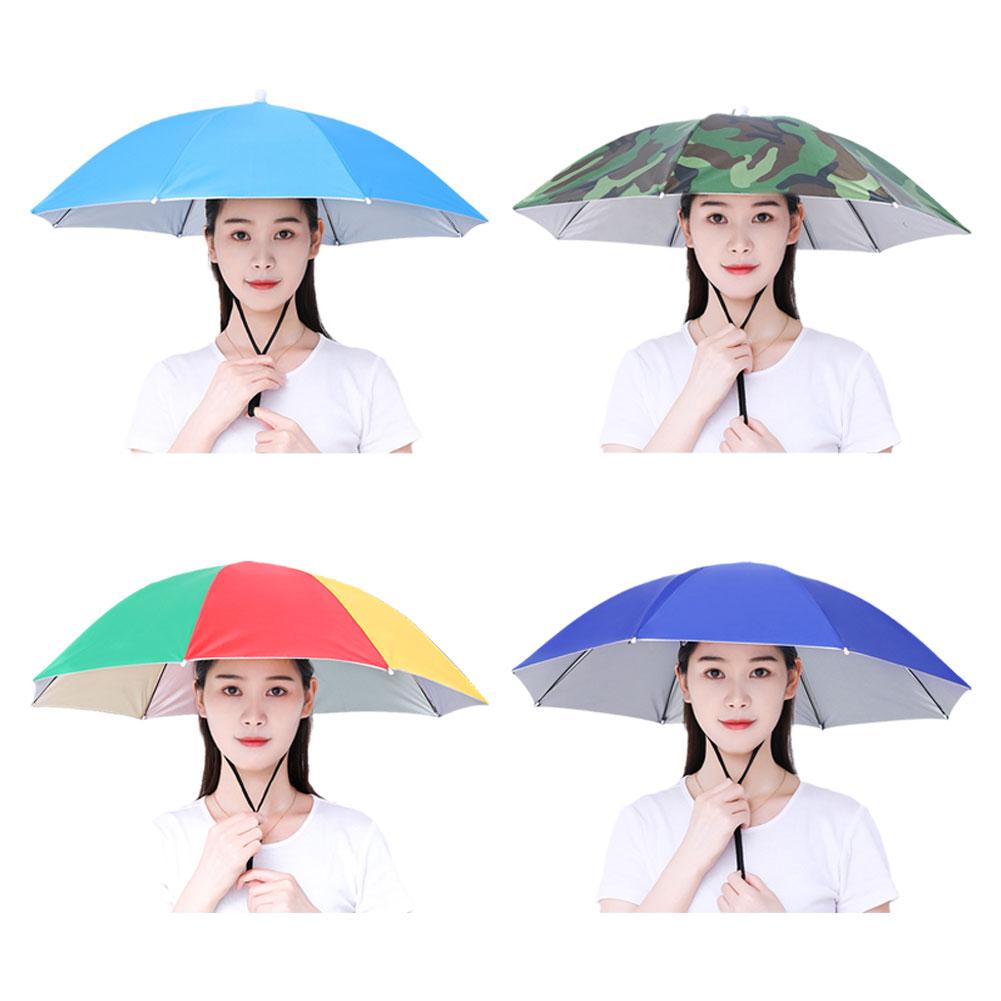 Rain Umbrella Hat Head-mounted - Outdoor Adventure Hat review and price