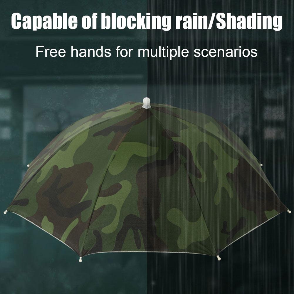 Rain Umbrella Hat Head-mounted - Outdoor Adventure Hat review and price