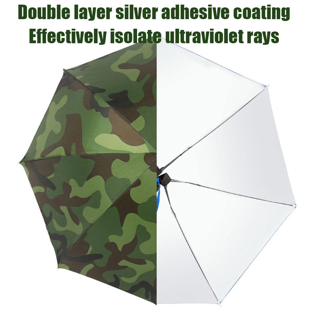 Rain Umbrella Hat Head-mounted - Outdoor Adventure Hat review and price